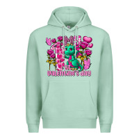 Seafoam My first Valentine's Day Dragon Premium Hoodie - FaDigitalArtStudio