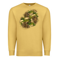 Antique Gold camouflage and leopard patch  5 Premium Sweatshirt - BundleAndBundleShop