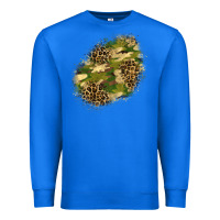 True Royal camouflage and leopard patch  5 Premium Sweatshirt - BundleAndBundleShop