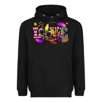 Black love mardi gras Heavyweight Hoodie - FaDigitalArtStudio