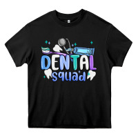 Black dental squad Heavy Core Tee - MaliasSmallBusiness