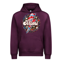 Mauve Wine Western Mimi Patriotic Urban Hoodie - LillyAllenDesigns