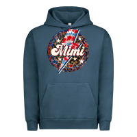 Pigment Midnight Navy Western Mimi Patriotic Urban Hoodie - LillyAllenDesigns