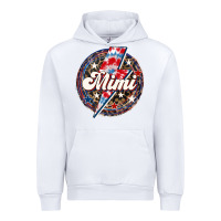 White Western Mimi Patriotic Urban Hoodie - LillyAllenDesigns