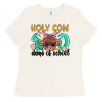 Bone holy cow 100 days of school Ladies Tee - MaliasSmallBusiness