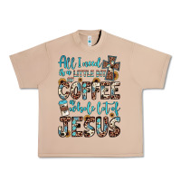 Burro all i need is a little bit of coffee and o whole lot of jesus Urban Heavy Tee - JahusDesignShop