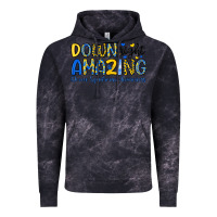 Cloud Black down right amazing down syndrome awareness Vintage Hoodie - Artiststas