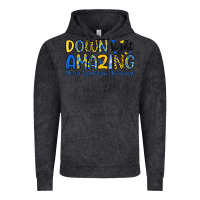 Vintage Black down right amazing down syndrome awareness Vintage Hoodie - Artiststas
