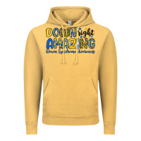 Vintage Mustard down right amazing down syndrome awareness Vintage Hoodie - Artiststas