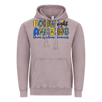 Vintage Zinc down right amazing down syndrome awareness Vintage Hoodie - Artiststas