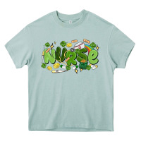 Arona st.patrick's day nurse Heavy Core Tee - MaliasSmallBusiness