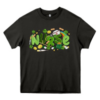 Asphalt st.patrick's day nurse Heavy Core Tee - MaliasSmallBusiness