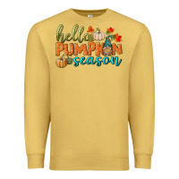 Antique Gold hello pumpkin season Premium Sweatshirt - BundleAndBundleShop