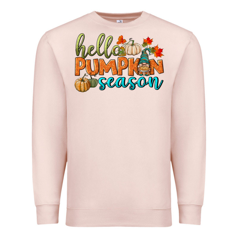 Hello Pumpkin Season Premium Sweatshirt by BundleAndBundleShop | Teevron