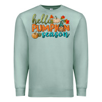Seafoam hello pumpkin season Premium Sweatshirt - BundleAndBundleShop