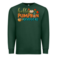 Sports Green hello pumpkin season Premium Sweatshirt - BundleAndBundleShop