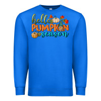 True Royal hello pumpkin season Premium Sweatshirt - BundleAndBundleShop