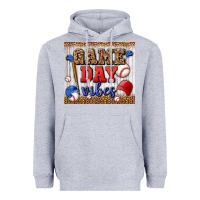 Heather Grey game day vibes tumbler Heavyweight Hoodie - BundleAndBundleShop