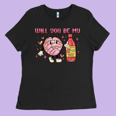 Will You Be My Ladies Tee Designed By Maliassmallbusiness