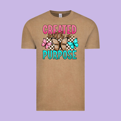 Created With A Purpose Vintage Tee Designed By Artiststas