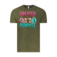 Vintage Olive created with a purpose Vintage Tee - Artiststas