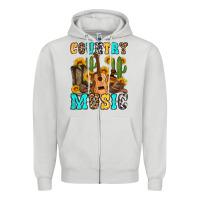 Dove Grey country music western olivia Zipper Hoodie - OliviaCreatesArt