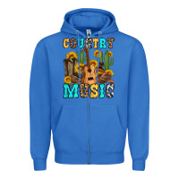 True Royal country music western olivia Zipper Hoodie - OliviaCreatesArt