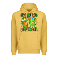 Antique Gold St. Patrick's Breakfast of leprechaun Premium Hoodie - OliviaCreatesArt