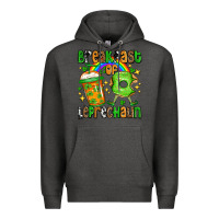 Charcoal Heather St. Patrick's Breakfast of leprechaun Premium Hoodie - OliviaCreatesArt