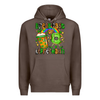 Coffee St. Patrick's Breakfast of leprechaun Premium Hoodie - OliviaCreatesArt