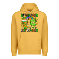Mustard St. Patrick's Breakfast of leprechaun Premium Hoodie - OliviaCreatesArt