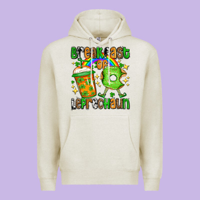 St. Patrick's Breakfast Of Leprechaun Premium Hoodie Designed By Oliviacreatesart