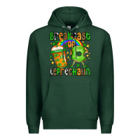 Sports Green St. Patrick's Breakfast of leprechaun Premium Hoodie - OliviaCreatesArt