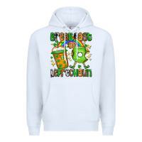 White St. Patrick's Breakfast of leprechaun Premium Hoodie - OliviaCreatesArt