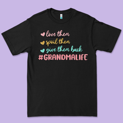 Grandma Life Premium Tee Designed By Maliassmallbusiness