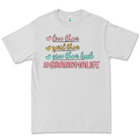 Dove Grey grandma life Premium Tee - MaliasSmallBusiness