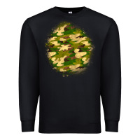 Black camouflage patch Premium Sweatshirt - BundleAndBundleShop