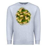 Heather Grey camouflage patch Premium Sweatshirt - BundleAndBundleShop