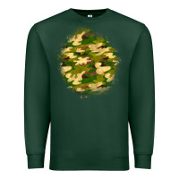Sports Green camouflage patch Premium Sweatshirt - BundleAndBundleShop