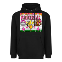Black football sister tumbler Heavyweight Hoodie - BundleAndBundleShop