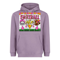 Lavender football sister tumbler Heavyweight Hoodie - BundleAndBundleShop