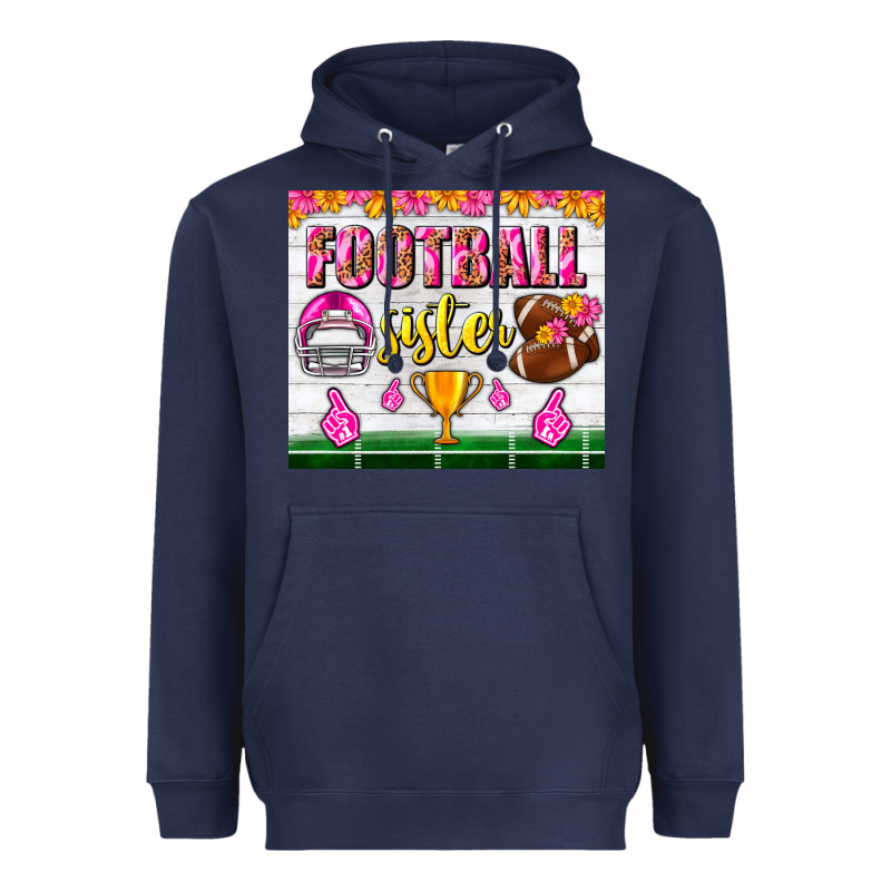 Football Sister Tumbler Heavyweight Hoodie by BundleAndBundleShop | Teevron