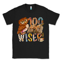 Black 100 days wiser Classic Tee - RacoonDesign