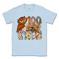 Dusty Blue 100 days wiser Classic Tee - RacoonDesign
