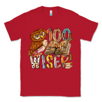 Red 100 days wiser Classic Tee - RacoonDesign