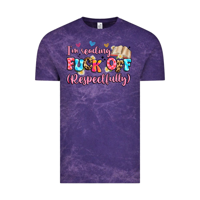 I'm Reading Fuck Off Respectfully Vintage Tee by Artiststas | Teevron