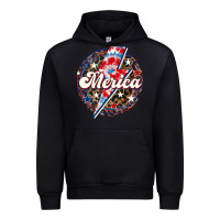 Black Western Merica Patriotic Urban Hoodie - LillyAllenDesigns