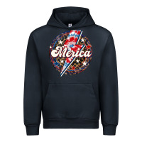 Navy Western Merica Patriotic Urban Hoodie - LillyAllenDesigns