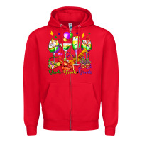 Red drink drank drunk mardi gras wine glasses olivia Zipper Hoodie - OliviaCreatesArt
