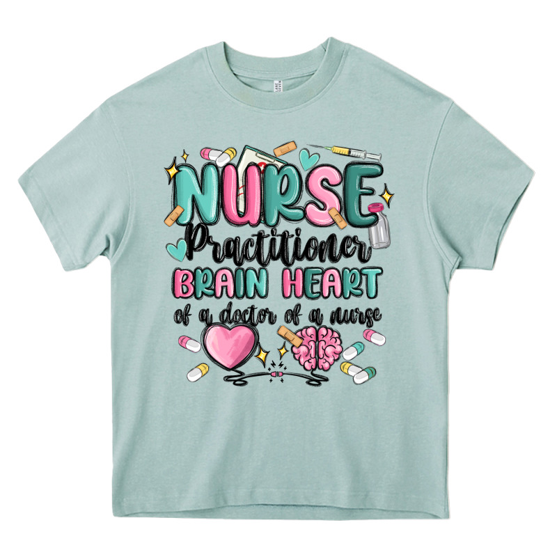 Nurse Practitioner Heavy Core Tee by MaliasSmallBusiness | Teevron